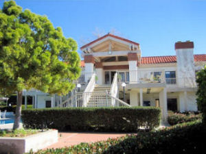 View of sunset from Pacific Racquet Club